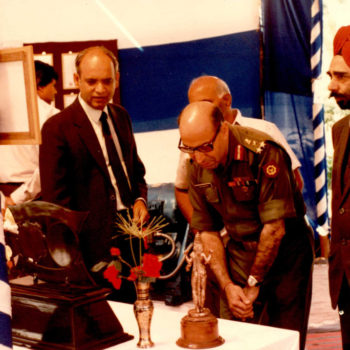 Defence Dignitaries at Saj