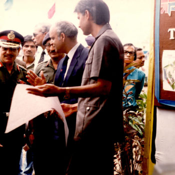 Defence Dignitaries Visitng Saj