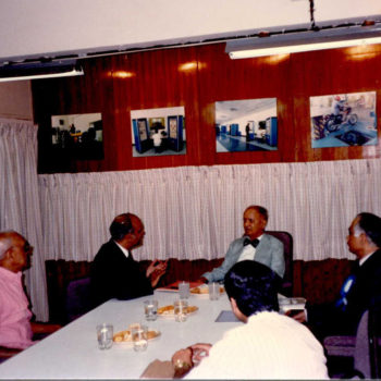 Visit of S.L. Kirloskar to Saj