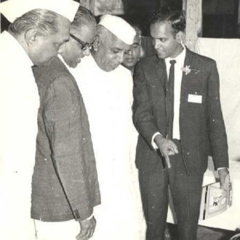With Y.B.Chavan,DY PM of INDIA in 1971 at SAJ
